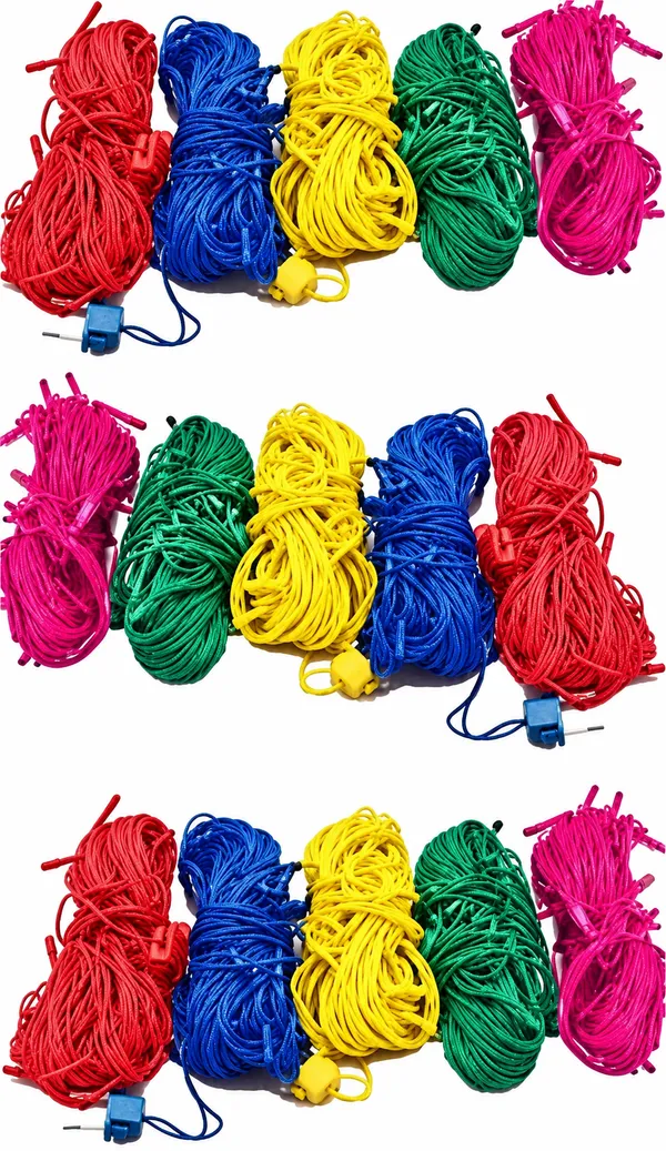 Pixofeet_25_Leds_9.91_M_Multicolor_Steady_Water_Drop_Rice_Lights_(Pack_Of_15)