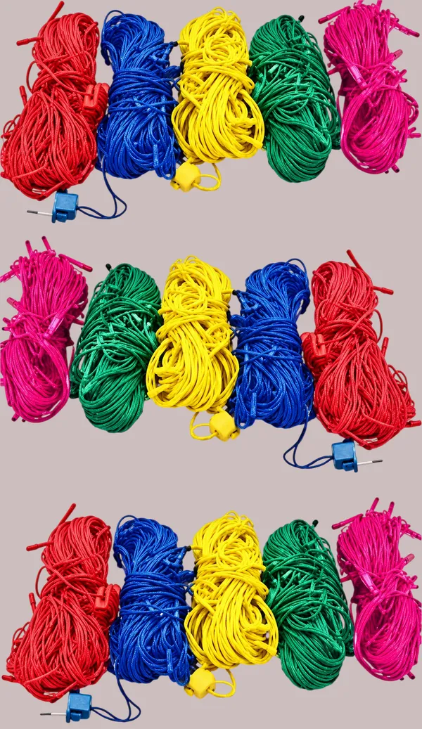 Pixofeet_25_Leds_9.91_M_Multicolor_Steady_Water_Drop_Rice_Lights_(Pack_Of_15)