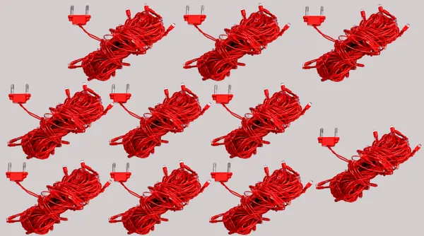 Pixofeet_25_Leds_4.06_M_Red_Steady_Bulb_Rice_Lights_(Pack_Of_10)