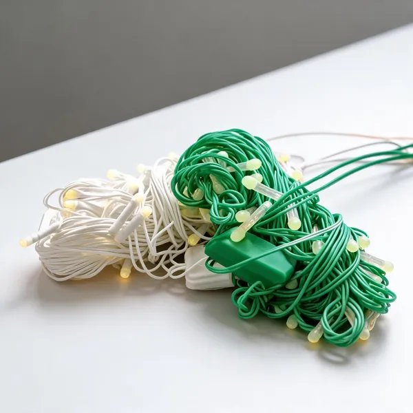 Pixofeet_24_Leds_11_M_Green,_White_Steady_Bulb_Rice_Lights_(Pack_Of_2)