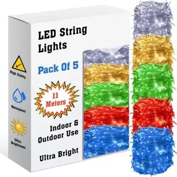 Pixofeet_24_Leds_12_M_Multicolor_Steady_Water_Drop_Rice_Lights_(Pack_Of_5)