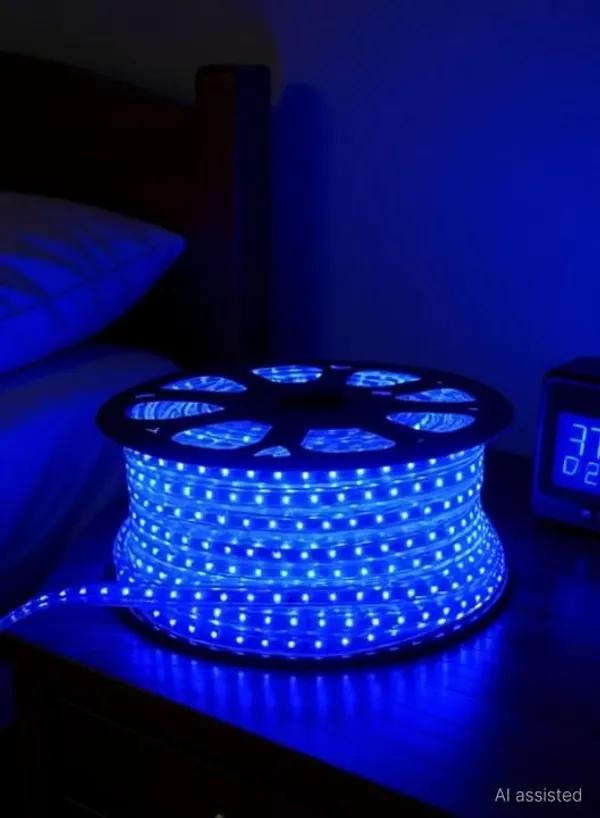 Pixofeet_132_Leds_3_M_Blue_Steady_String_Rice_Lights_(Pack_Of_1)
