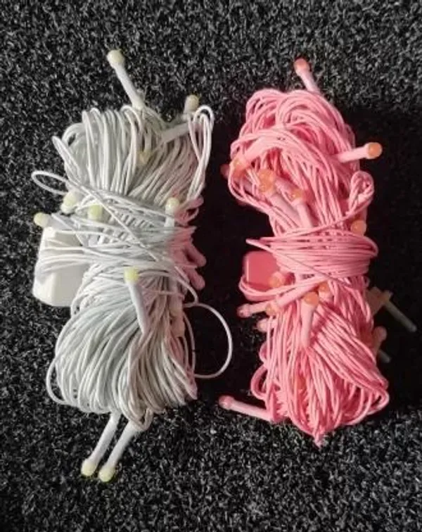 Pixofeet_24_Leds_11_M_Pink,_White_Steady_Bulb_Rice_Lights_(Pack_Of_2)