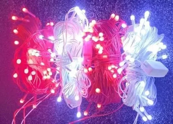 Pixofeet_24_Leds_11_M_Red,_White_Steady_Bulb_Rice_Lights_(Pack_Of_4)