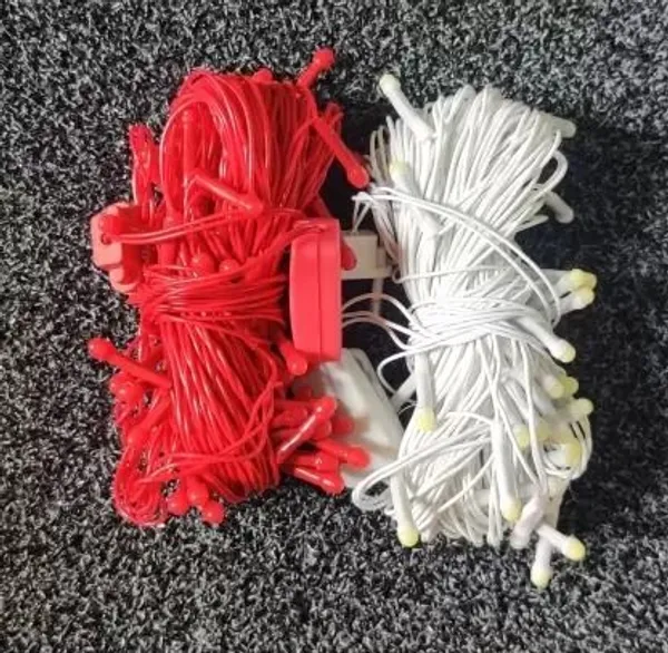 Pixofeet_24_Leds_11_M_Red,_White_Steady_Bulb_Rice_Lights_(Pack_Of_2)