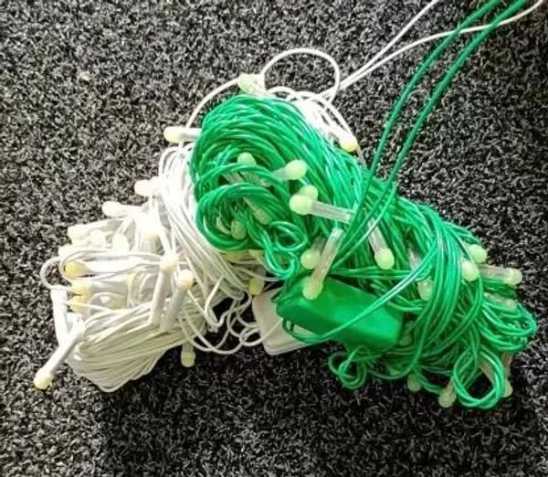 Pixofeet_24_Leds_11_M_Green,_White_Steady_Bulb_Rice_Lights_(Pack_Of_2)