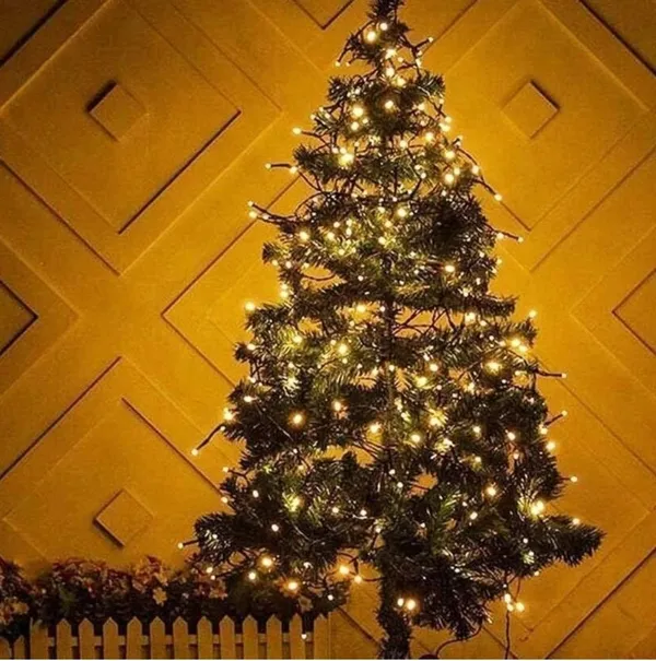 Pixofeet_25_Leds_12_M_Yellow_Steady_Ball_Rice_Lights_(Pack_Of_10)