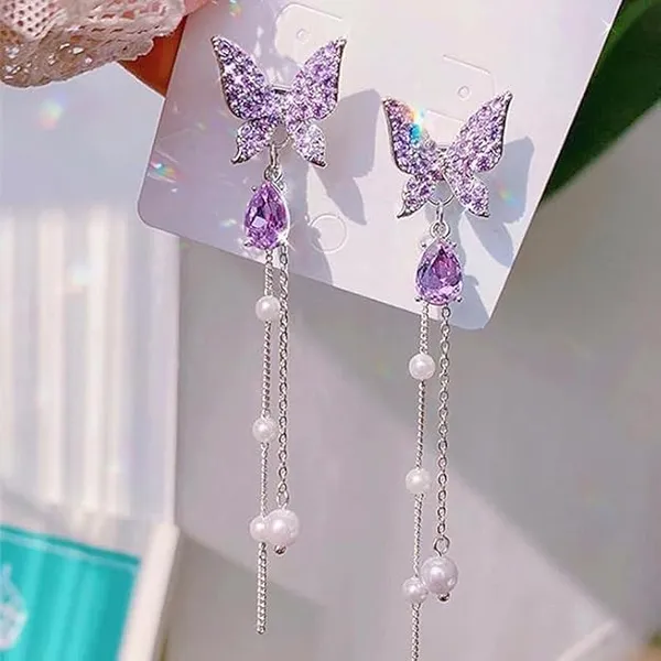 Purple_Butterfly_Drop_Earrings_for_Women