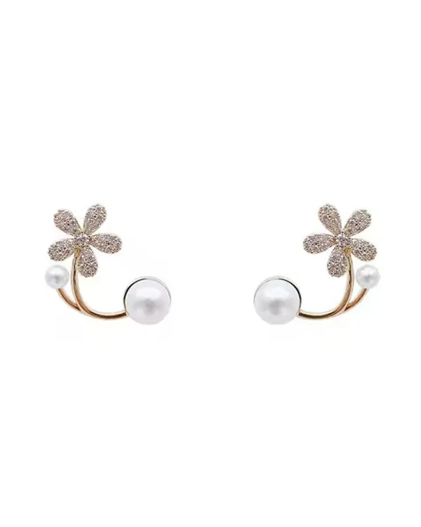 Gold_Tone_Floral_Pearl_Earrings_for_Women