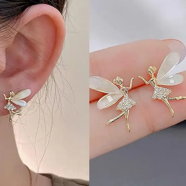 Gold-Toned_Embellished_Fairy_Earrings_for_Women
