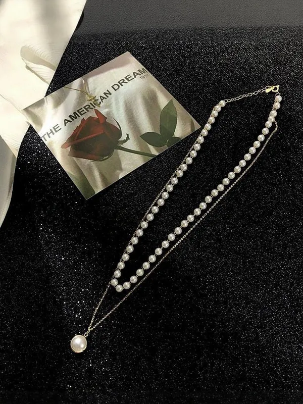 Gold_Tone_Pearl_Layered_Necklace_for_Women