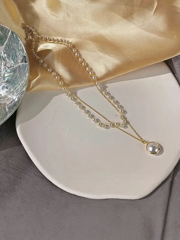 Gold_Tone_Pearl_Layered_Necklace_for_Women