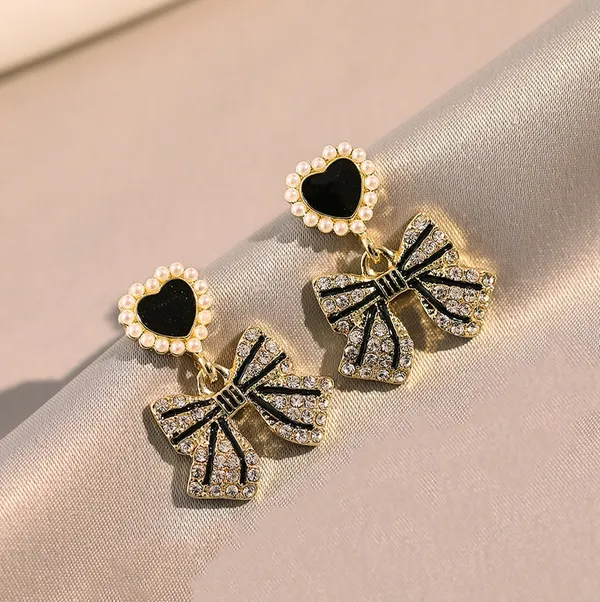 Gold_Tone_Heart_Bow_Drop_Earrings_for_Women