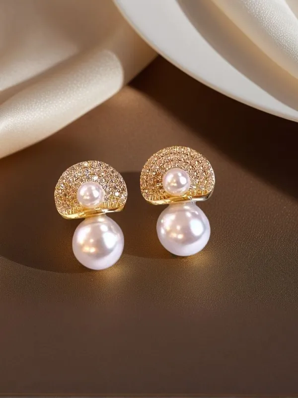 Gold-Toned_Pearl_Drop_Earrings_for_Women