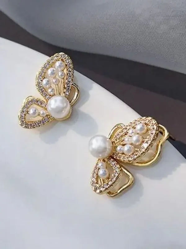 Gold_Tone_Pearl_Butterfly_Earrings_for_Women