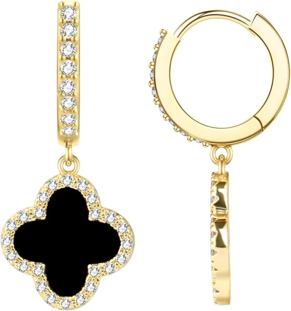 Gold_Tone_Clover_Drop_Earrings_for_Women