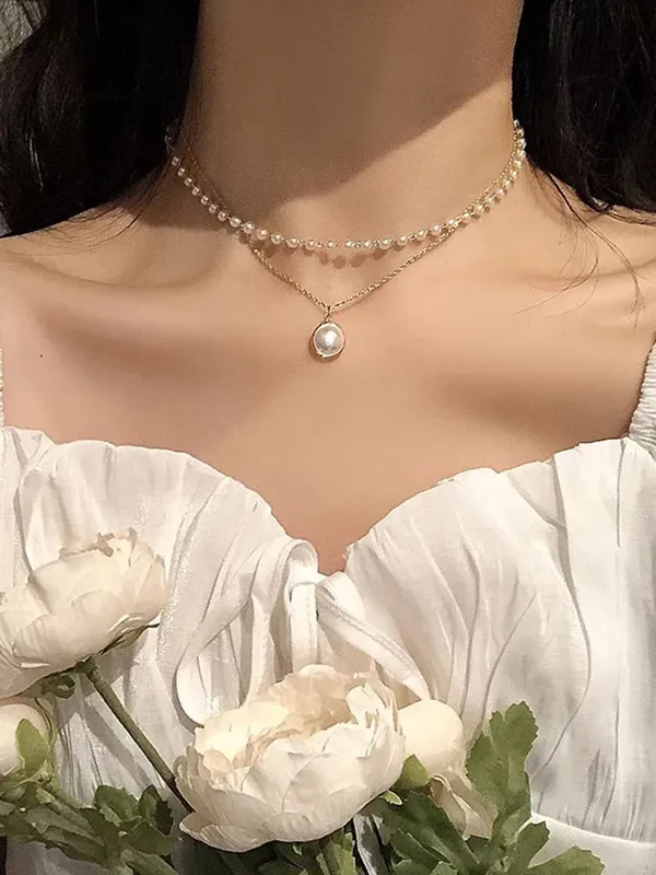 Gold_Tone_Pearl_Layered_Necklace_for_Women