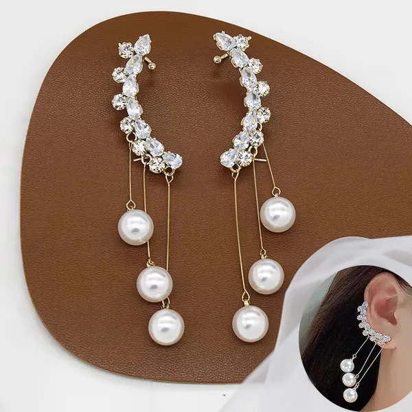 Premium_Gold_Pearl_&_Crystal_Earrings_Combo_–_Long_Pearl_Drop_&_Butterfly_Pearl_Chain_Design_|_2_Pair_Combo