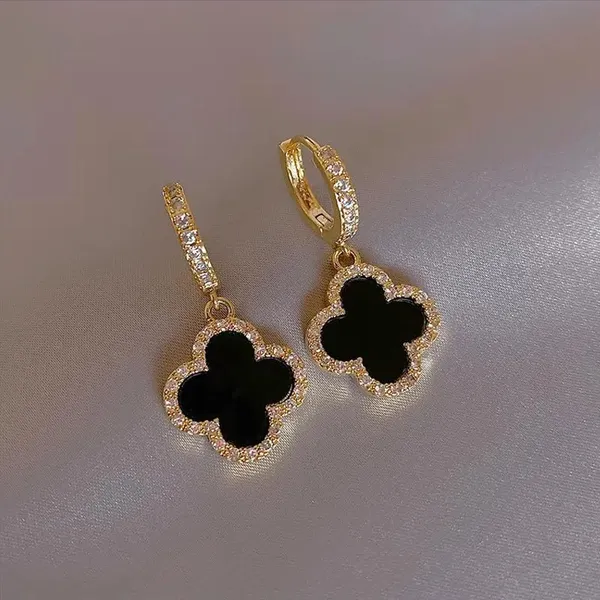 Gold_Tone_Clover_Drop_Earrings_for_Women