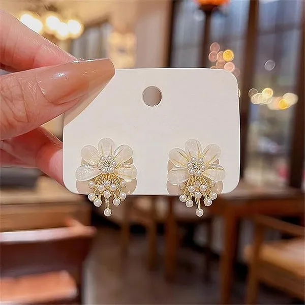 Gold-Tone_Floral_Pearl_Drop_Earrings_for_Women