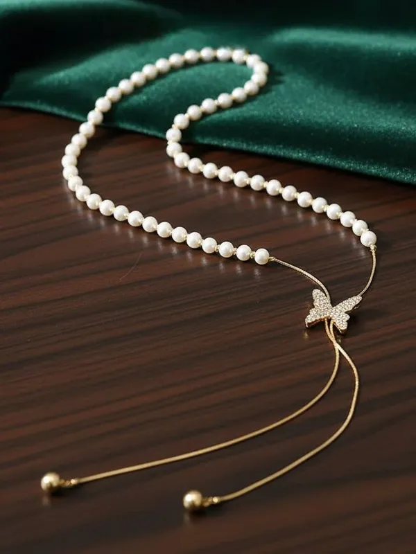 White_Pearl_Butterfly_Pendant_Necklace_for_Women