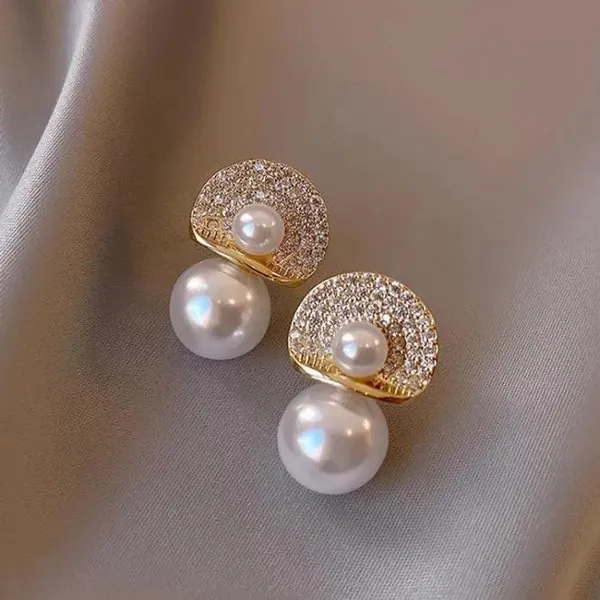 Gold-Toned_Pearl_Drop_Earrings_for_Women