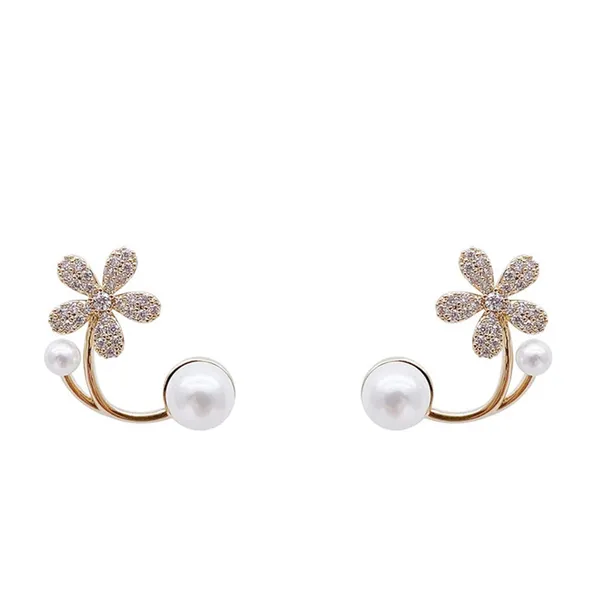 Gold_Tone_Floral_Pearl_Earrings_for_Women