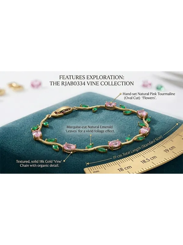 18K_Gold_Vine_Gemstone_Bracelet_for_Women