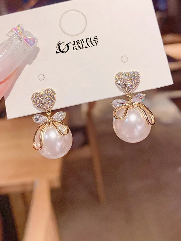 Gold_Tone_Pearl_Bow_Drop_Earrings_for_Women