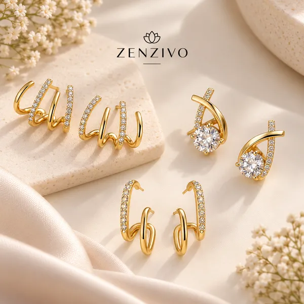 Premium_Gold_Crystal_Earrings_Combo_–_Wavy_Hoop,_CZ_Teardrop_&_Long_Bar_Design_|_3_Pair_Combo