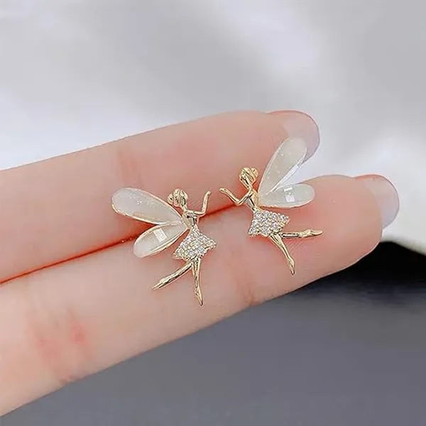 Gold-Toned_Embellished_Fairy_Earrings_for_Women
