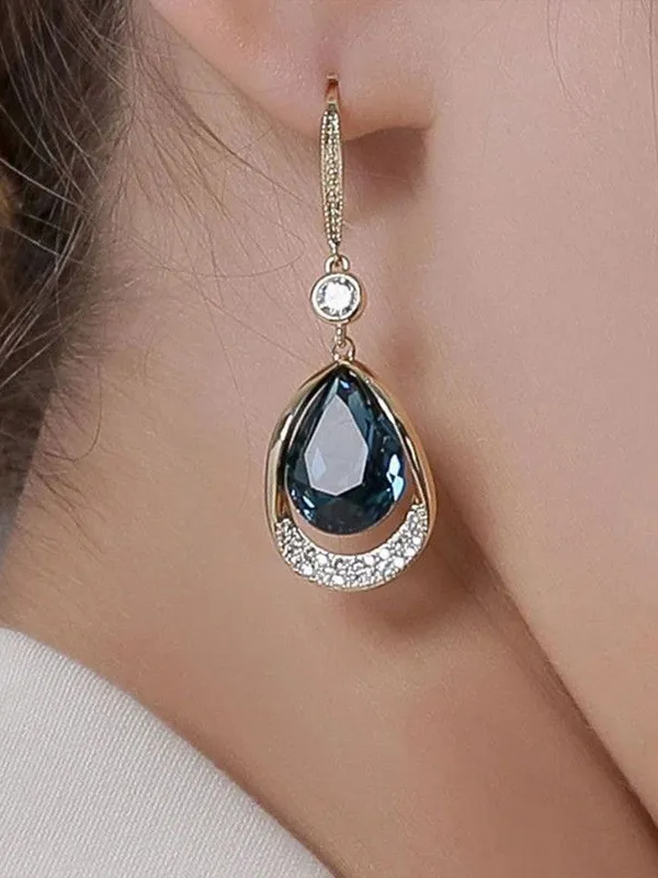 Blue_Teardrop_Drop_Earrings_for_Women