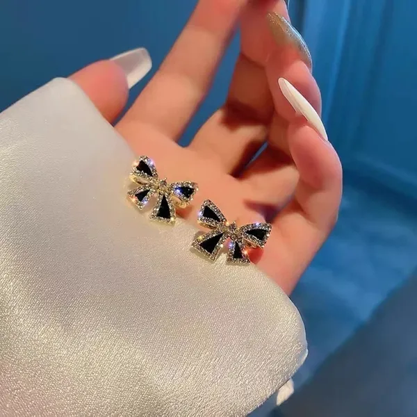 Gold-Tone_Bow_Stud_Earrings_for_Women