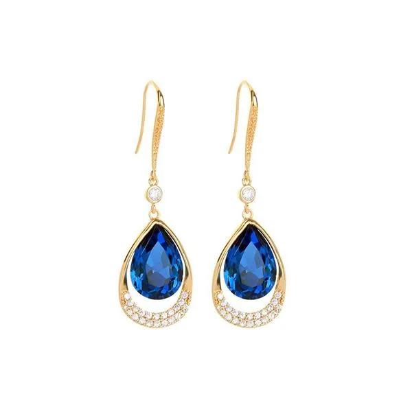 Blue_Teardrop_Drop_Earrings_for_Women