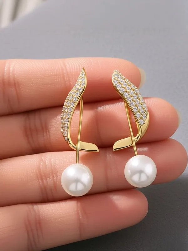 Gold_Tone_Crystal_Pearl_Drop_Earrings_for_Women