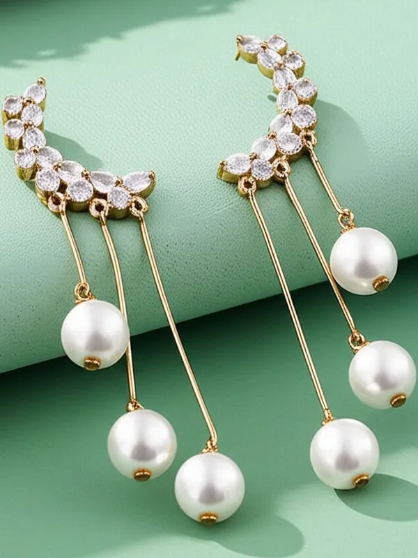 Gold_Tone_Pearl_Crystal_Drop_Earrings_for_Women