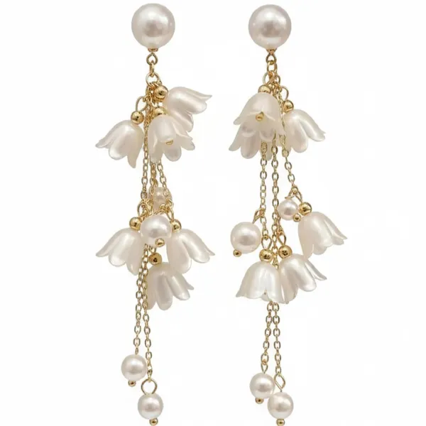 White_Pearl_Floral_Drop_Earrings_for_Women