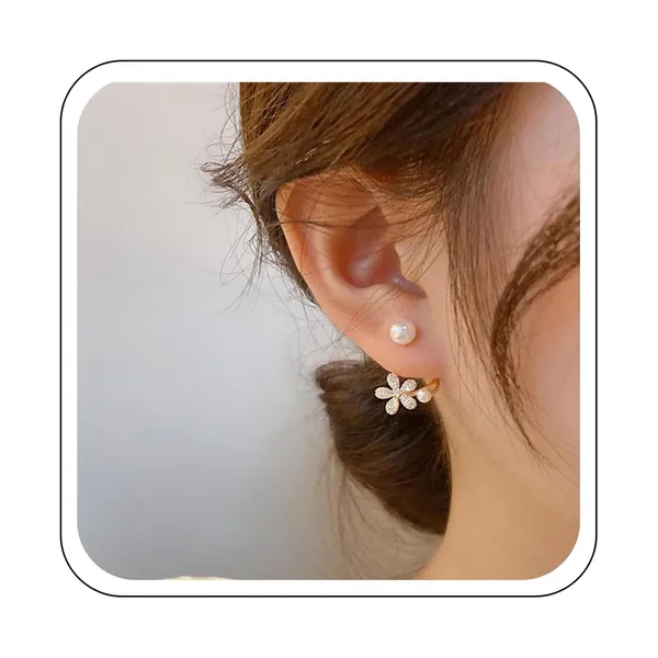 Gold_Tone_Floral_Pearl_Earrings_for_Women
