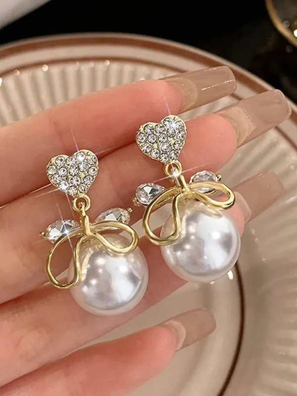 Gold_Tone_Pearl_Bow_Drop_Earrings_for_Women