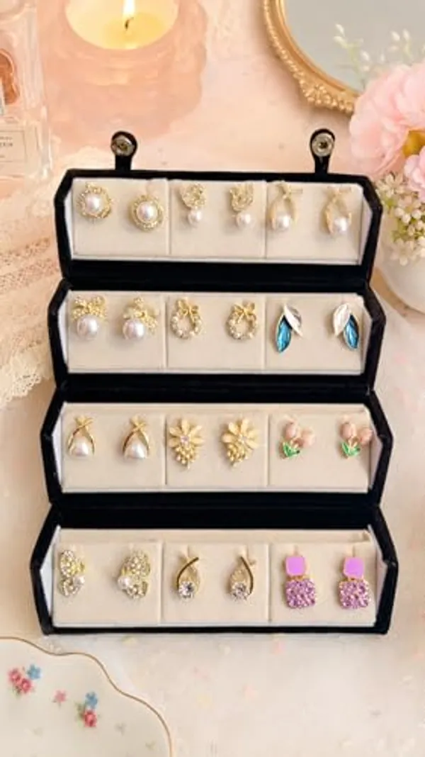 Black_Velvet_Multi-Layer_Jewellery_Organizer_Box