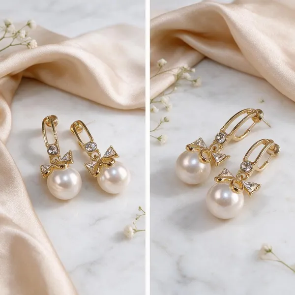 Gold_Tone_Pearl_Bow_Earrings_for_Women