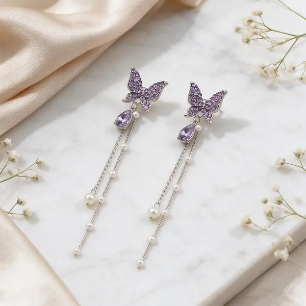 Purple_Butterfly_Drop_Earrings_for_Women