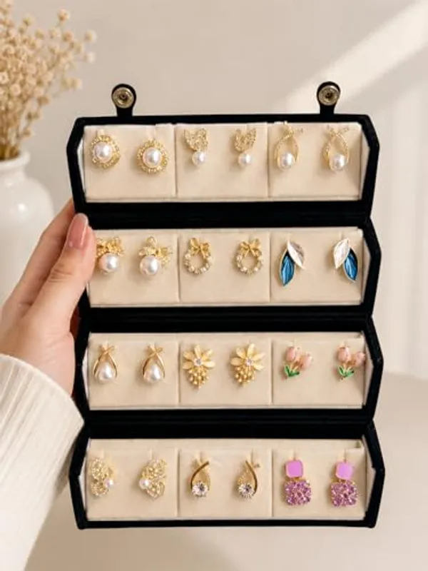Black_Velvet_Multi-Layer_Jewellery_Organizer_Box
