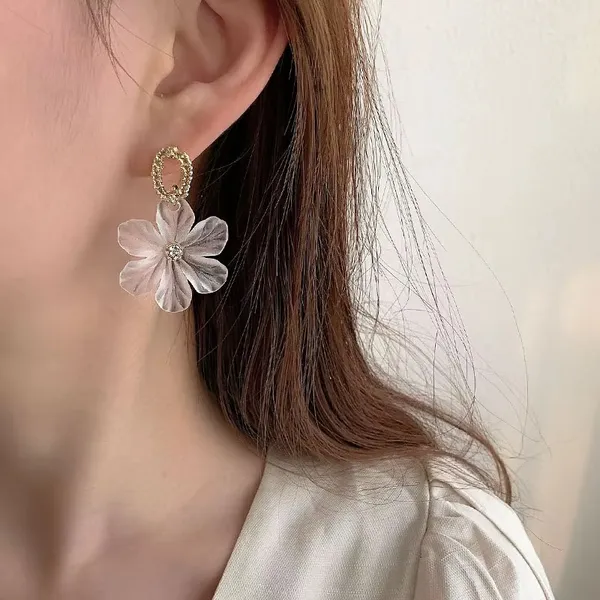 Gold_Tone_Floral_Drop_Earrings_for_Women