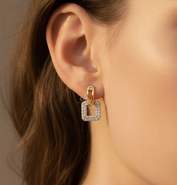 Gold_Tone_Rhinestone_Square_Drop_Earrings_for_Women
