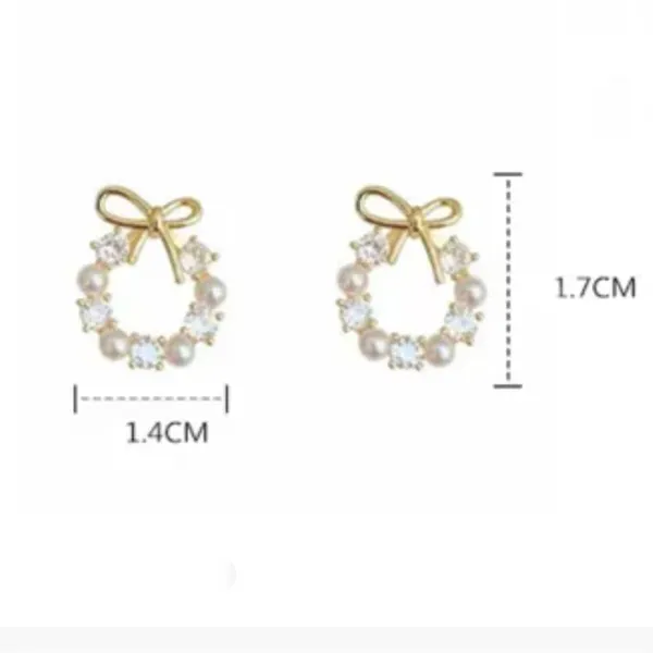 Gold-Tone_Bow_Pearl_Hoop_Earrings_for_Women