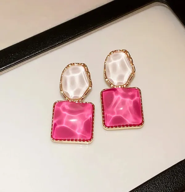 Premium_Gold-Plated_Pearl_&_Color_Stone_Earrings_Combo_–_Lavender,_Pink_&_Blue_Geometric_Statement_Earrings_|_3_Pair_Combo