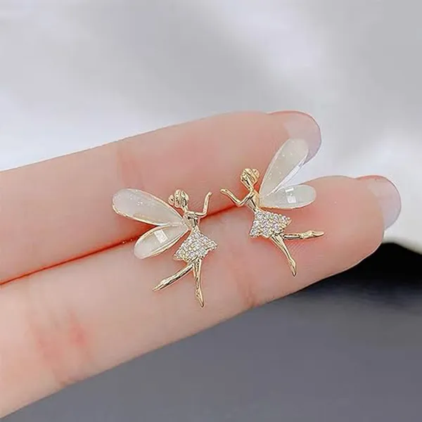 Gold-Toned_Embellished_Fairy_Earrings_for_Women