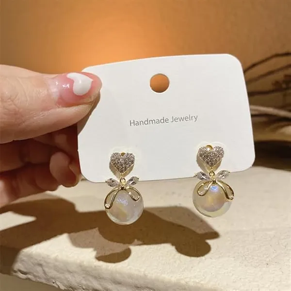 Gold_Tone_Pearl_Bow_Drop_Earrings_for_Women