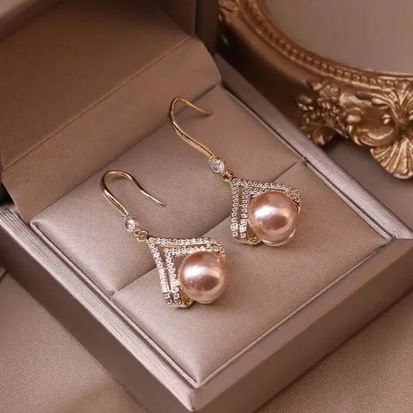 Gold_Tone_Pearl_Geometric_Drop_Earrings_for_Women